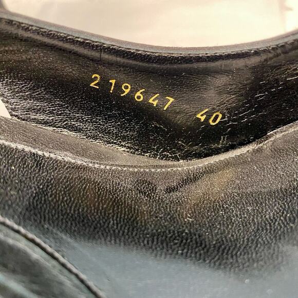 Alexander McQueen Crystal Embellished Slingback Sandals Heels Black 40 Showgirl - Picture 8 of 13